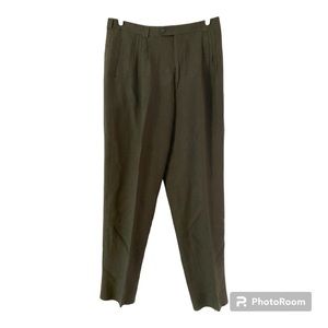 Vtg Karl Kaiser Mens Sz 38 New York 4 Wool Blend Pleated No Hem Dress Pants NWT
